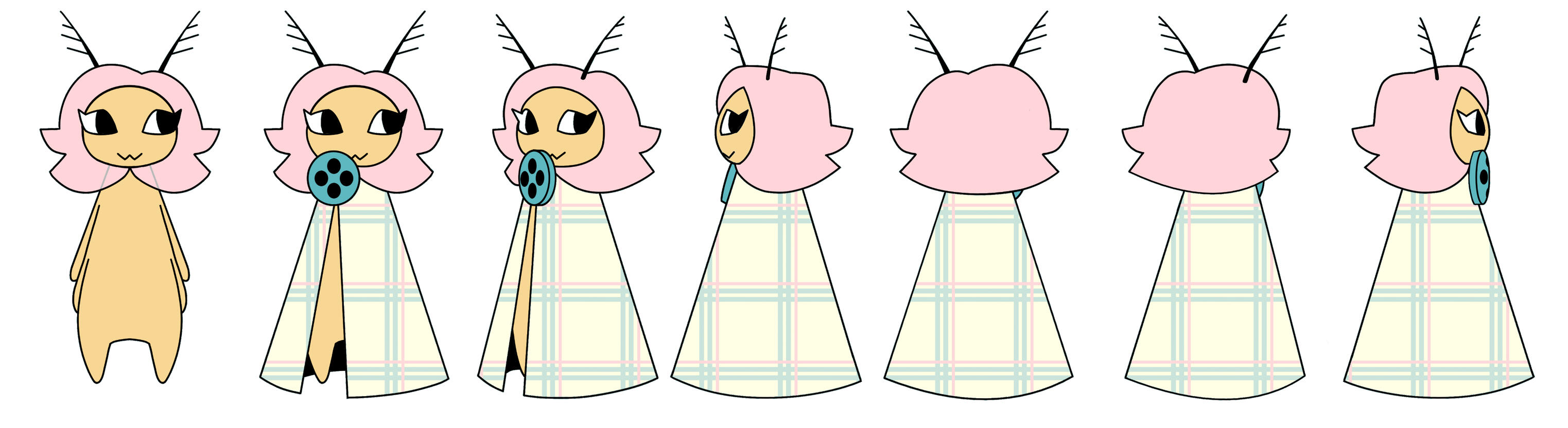 Moth Colours - "Connect the Dots" (Lineart by another artist)
